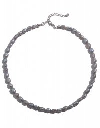 Ожерелье из жемчуга Podiume-grey S